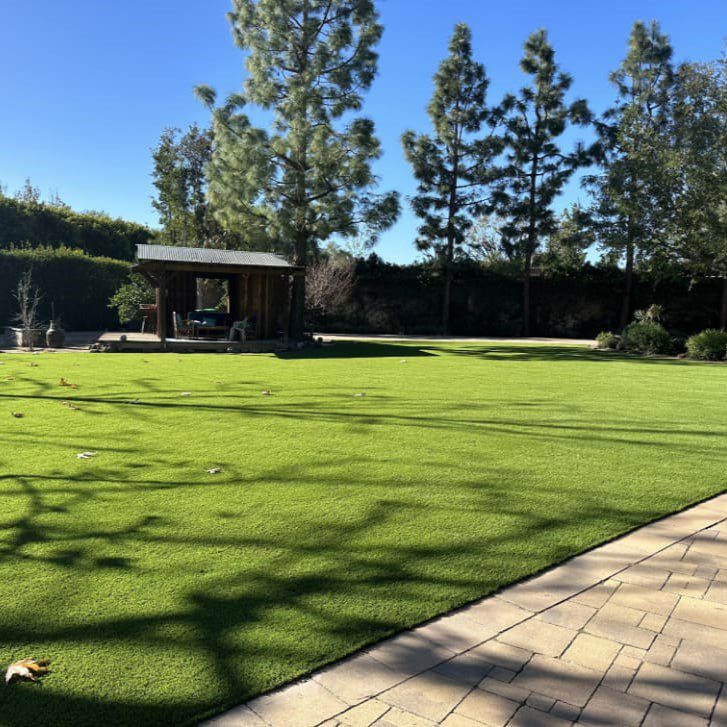 Artificial Grass and Putting Green in a Orange County Backyards